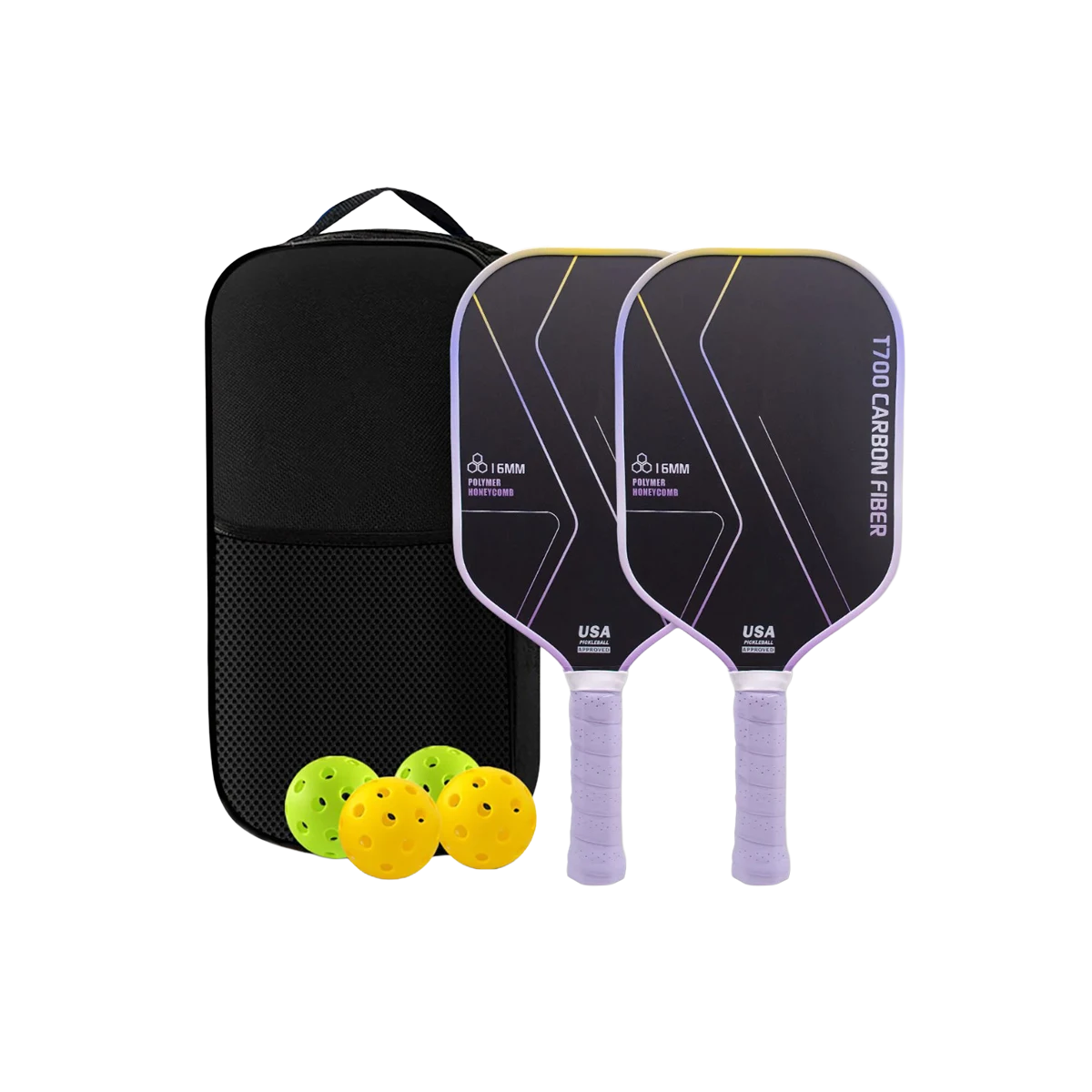 2x Pickleball Paddle + Balls