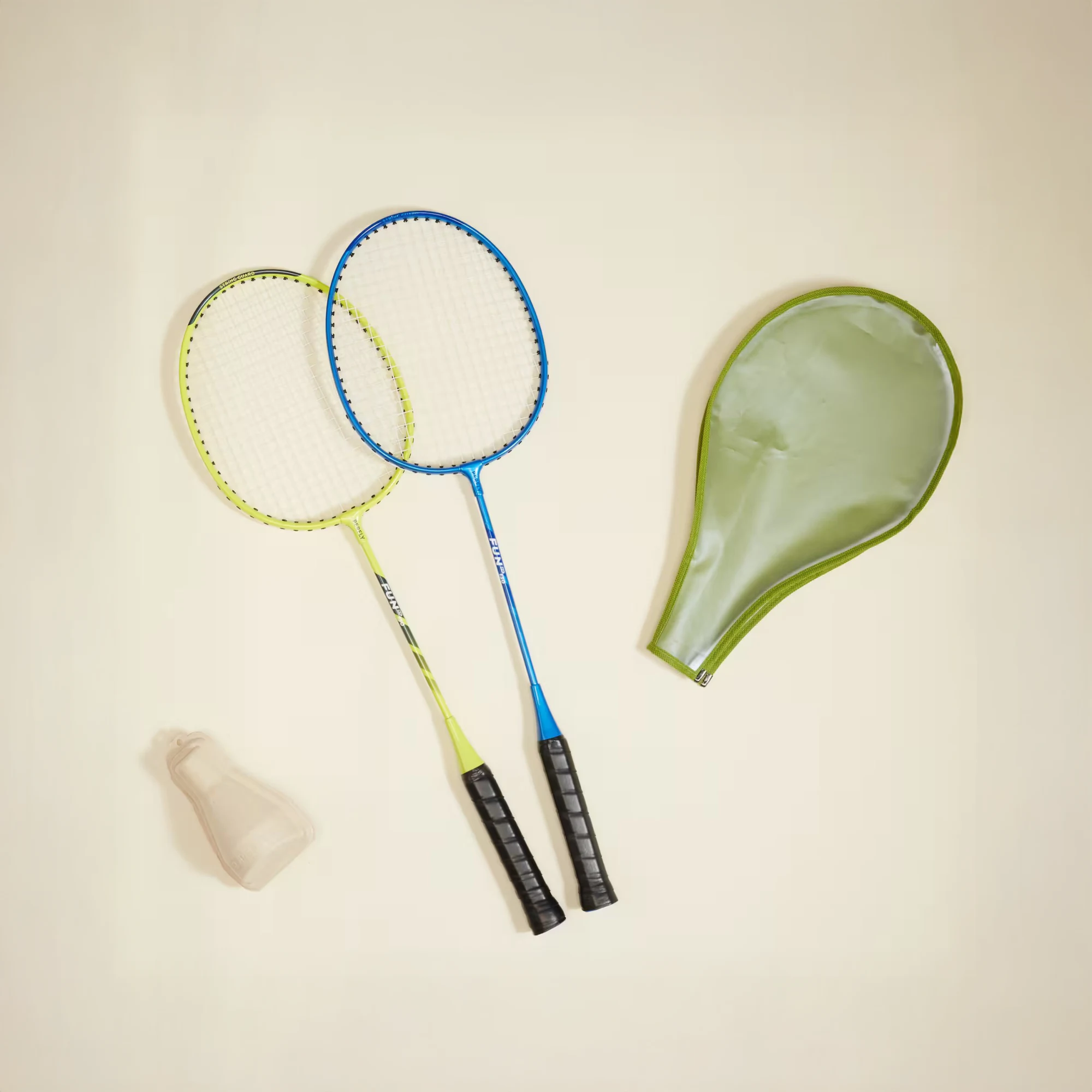 Badminton Rackets + Shuttlecocks